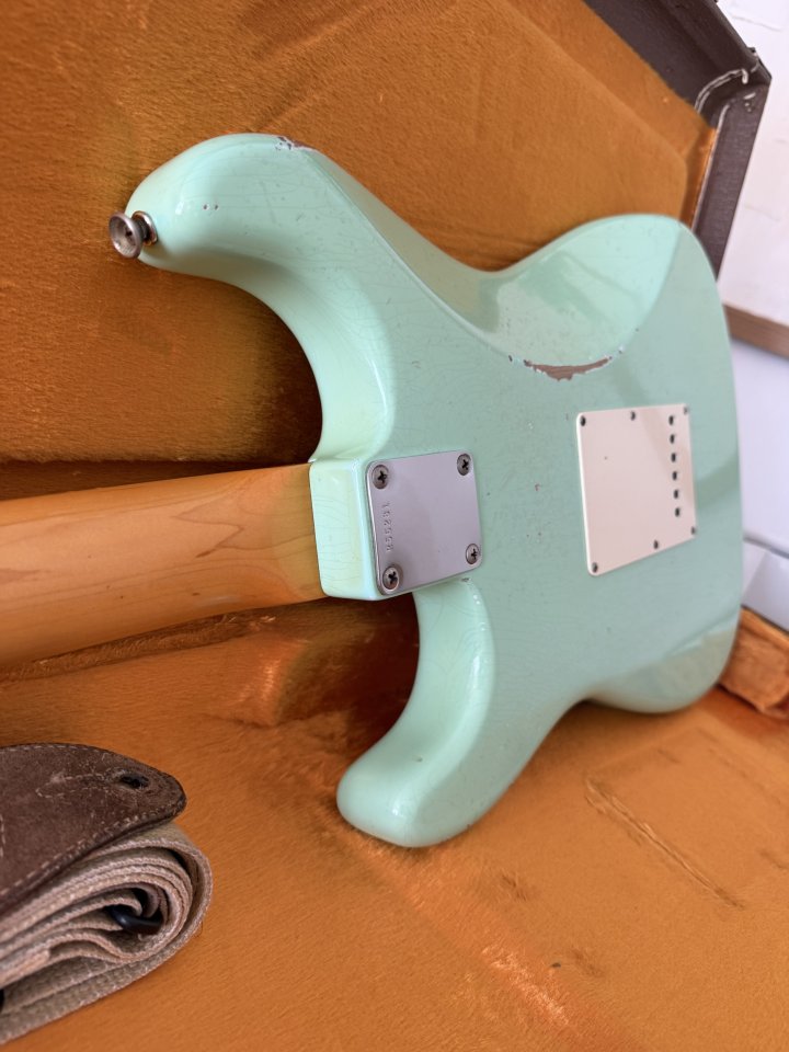 Fender Stratocaster Custom Shop 60 Surf green Matching headstock de segunda mano · Foto 6 de 10 · Valencia
