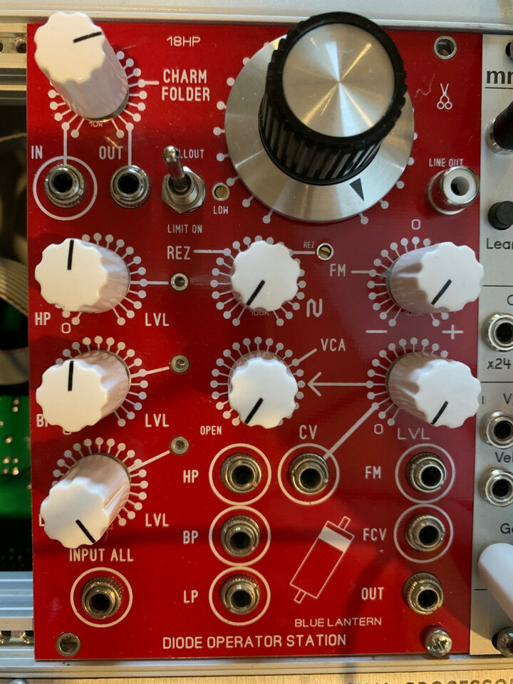 Blue Lantern Diode Operator Station VCF EURORACK