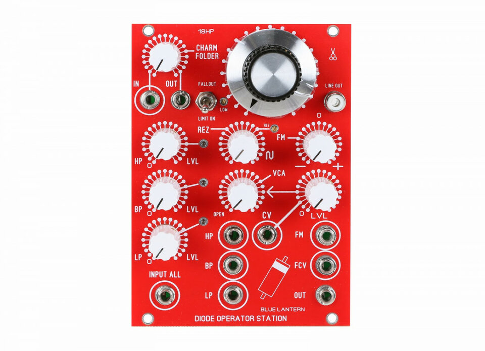 Blue Lantern Diode Operator Station VCF EURORACK