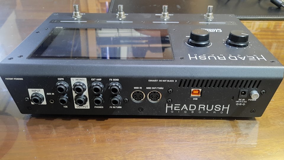 pedalera headrush gigboard