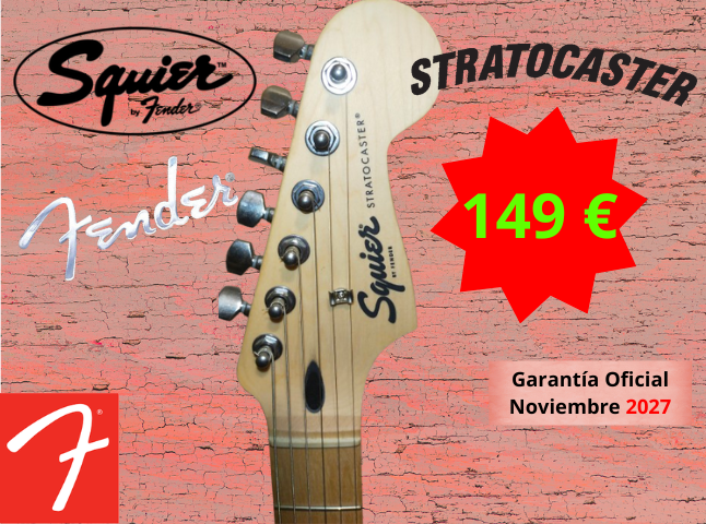 Fender Squier Stratocaster Sonic FSR Fiesta Red