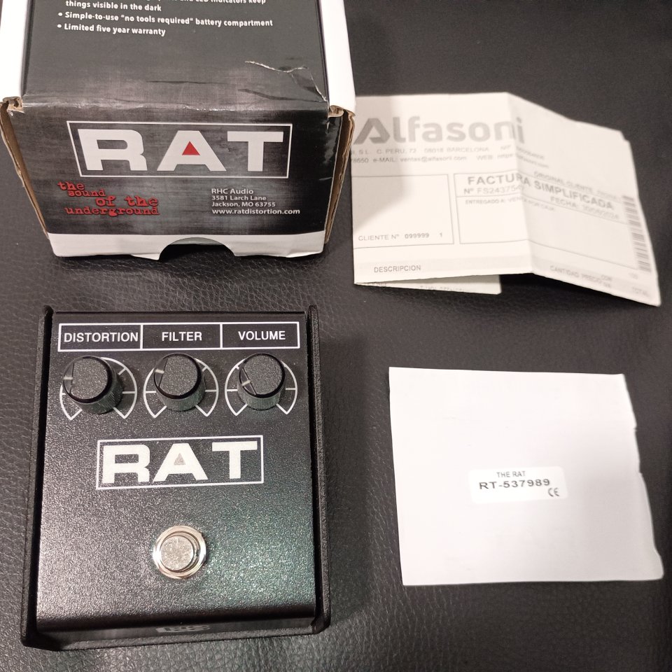 Pedal pro-co Rat de segunda mano · Foto 1 de 7 · Málaga · 65 €