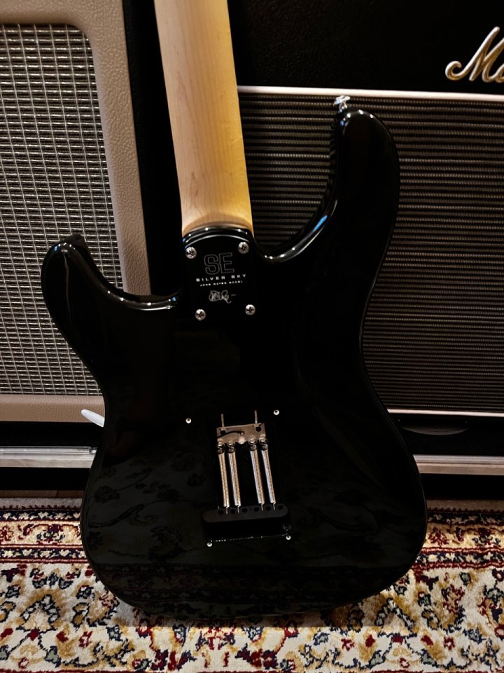 PRs Silver Sky SE black