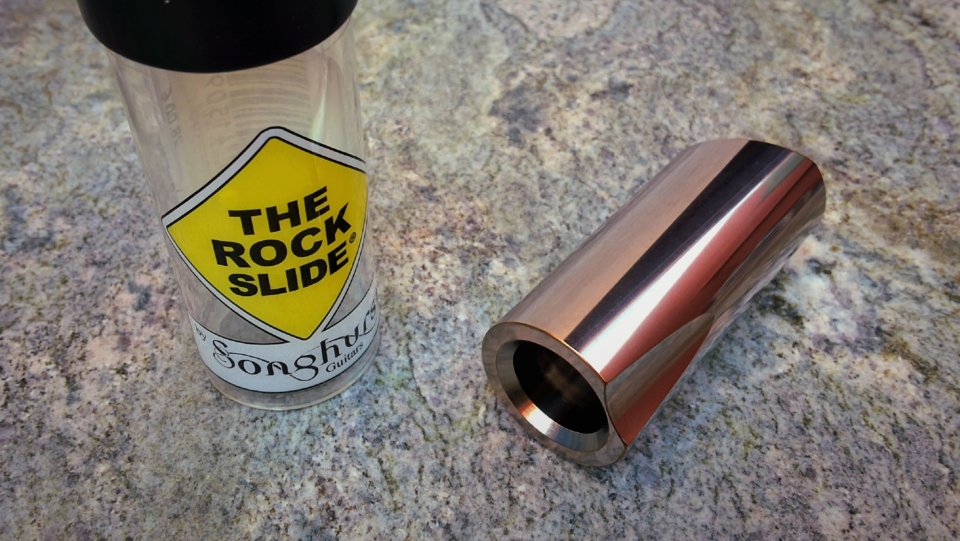 Rockslide Nickel y Dunlop Chromed Brass