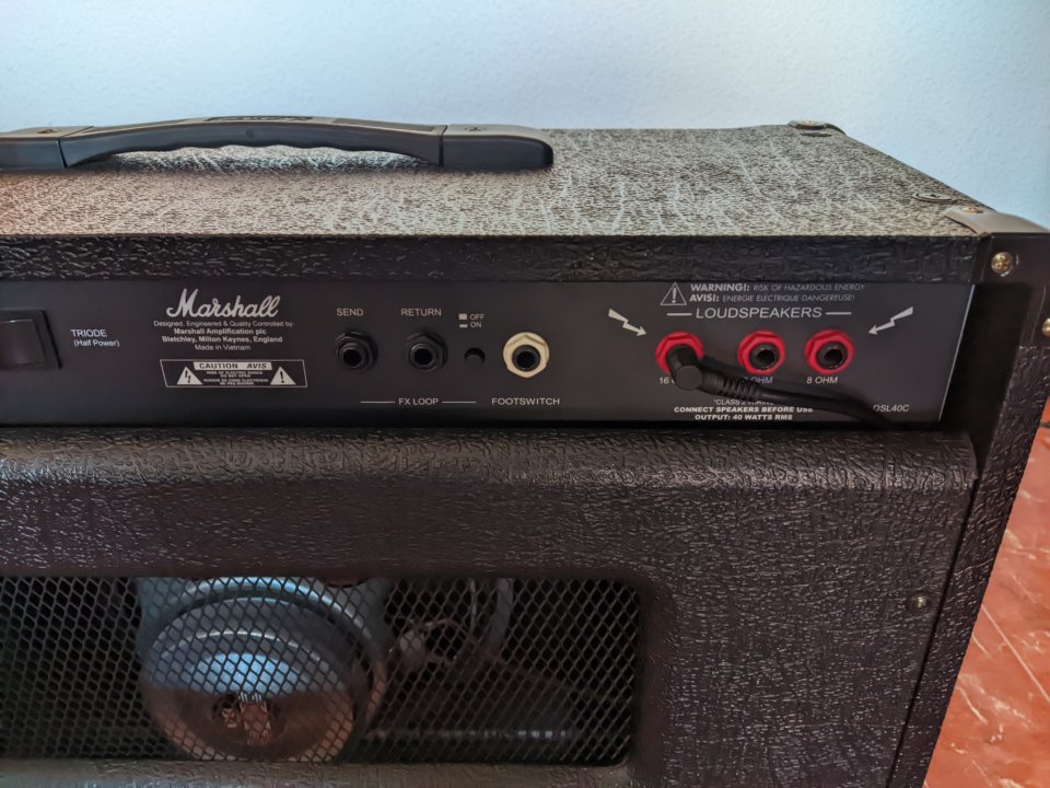 Amplificador de guitarra eléctrica Marshall  Dsl 40c