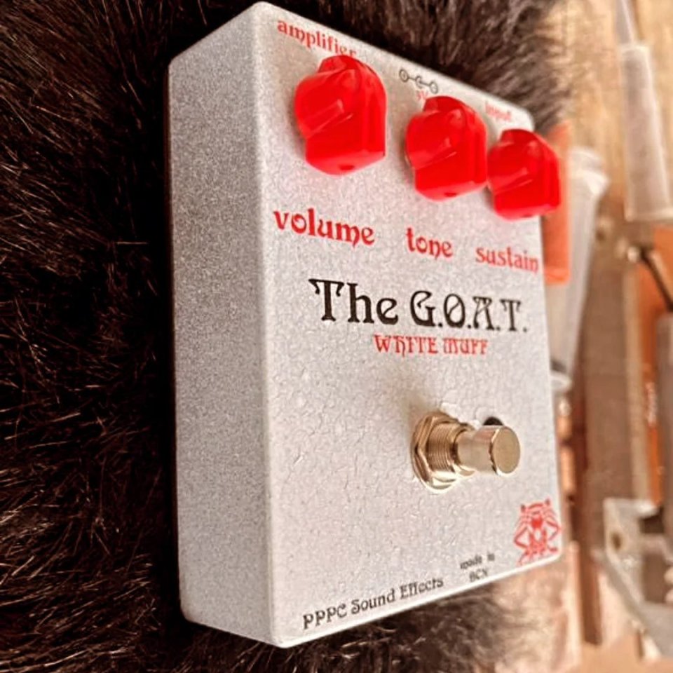 White G.O.A.T. (Big Muff Ram's Head White Can) PPPC Sound Effects