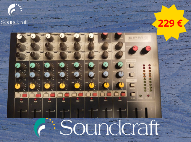 Mesa Mezclas Soundcraft EPM6