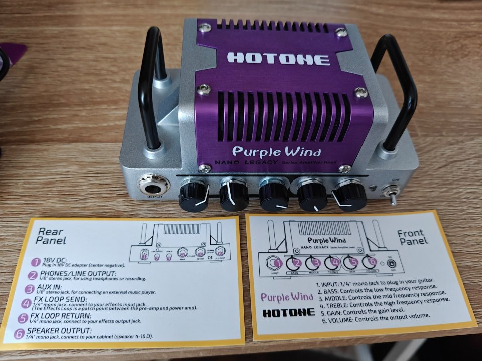 Hotone legacy nano purple wind de segunda mano · Foto 2 de 4 · Barcelona · 40 €