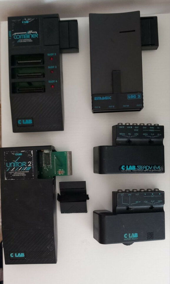 Pack de accesorios EMAGIC y C-LAB para ATARI serie ST.