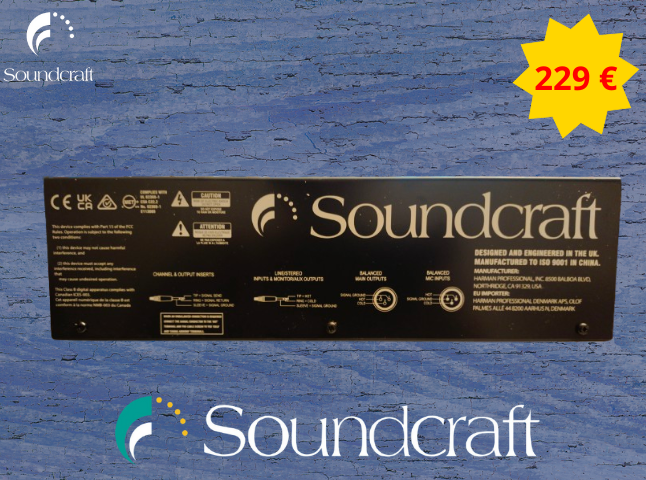 Mesa Mezclas Soundcraft EPM6