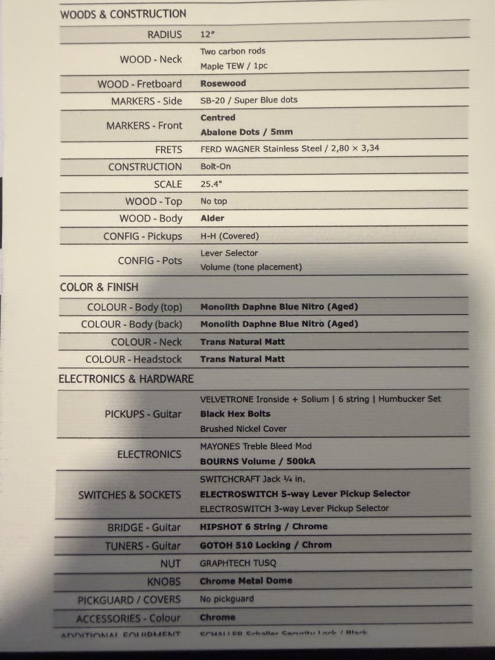 Mayones aquila aged 6 monolith daphne blue