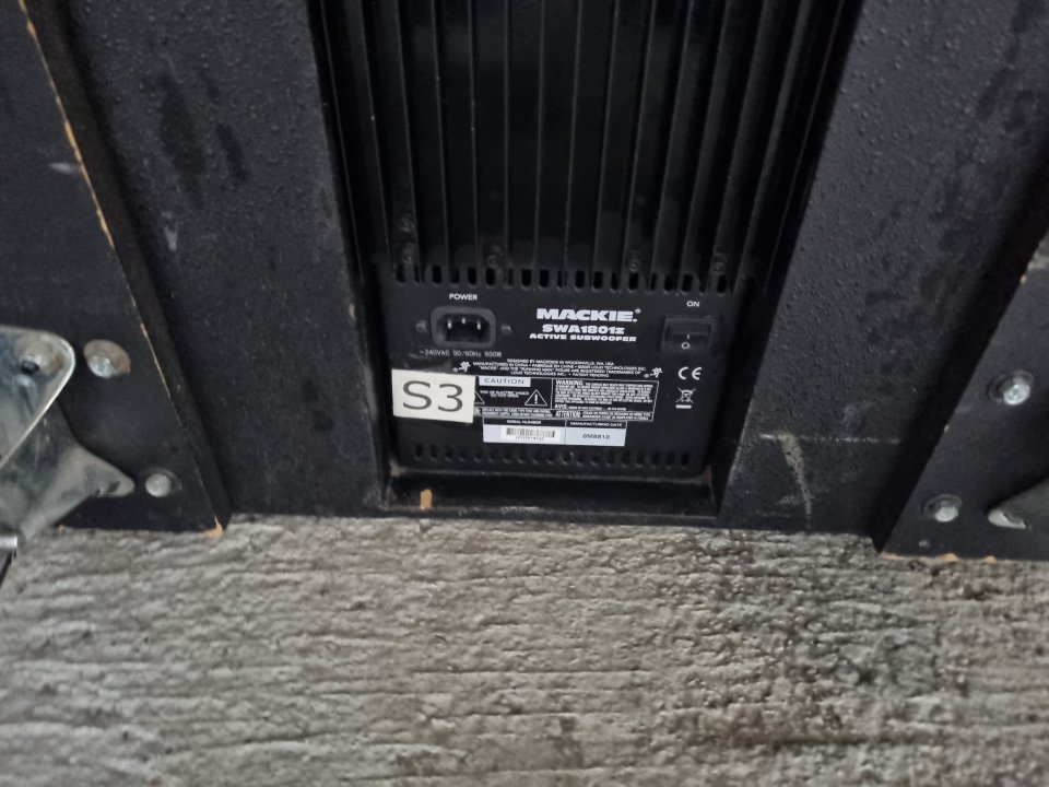 equipo de sonido mackie