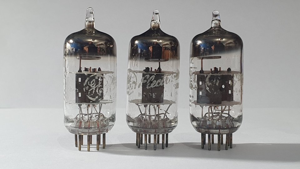 Válvula GE 12AT7 / ECC81 NOS Grey Plate previo tubo hifi General Electric