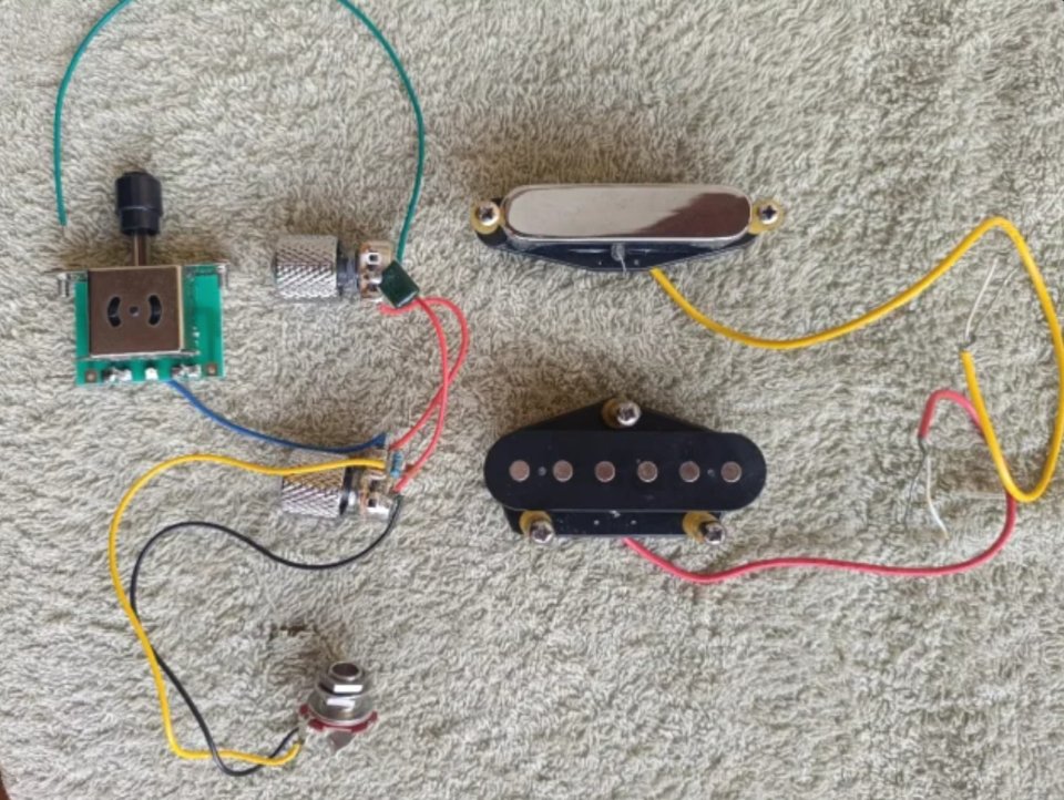 Electrónica completa telecaster Harley Benton