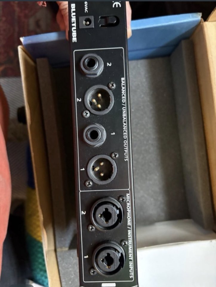 Previo Presonus válvulas