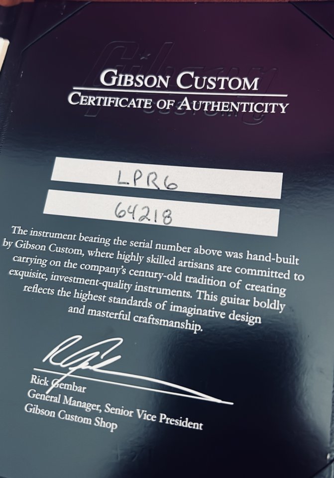 VENDIDA!! Gibson Les Paul R6 Gold Top P90 Custom Shop