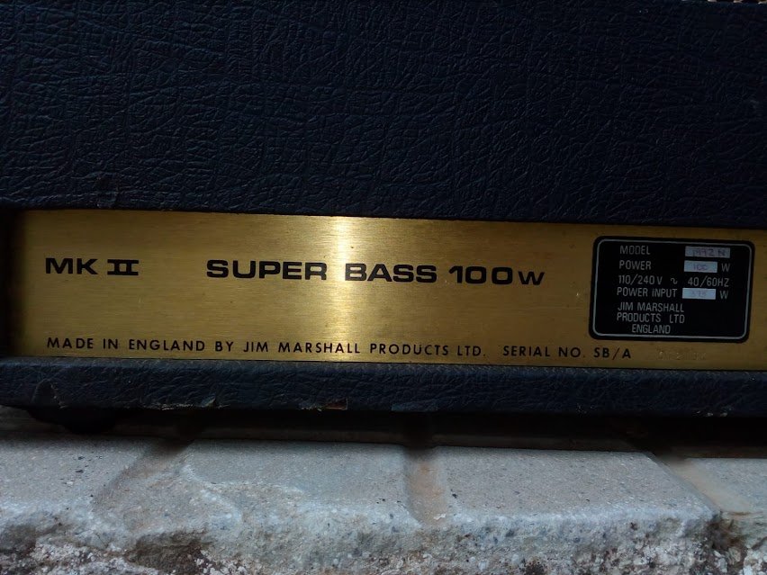 Marshall JMP S.B. 1992- 1978 de segunda mano · Foto 7 de 10 · Barcelona · 2299 €