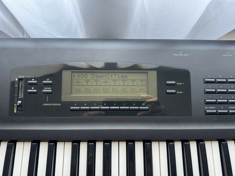 Korg 01W, sonidos fabulosos