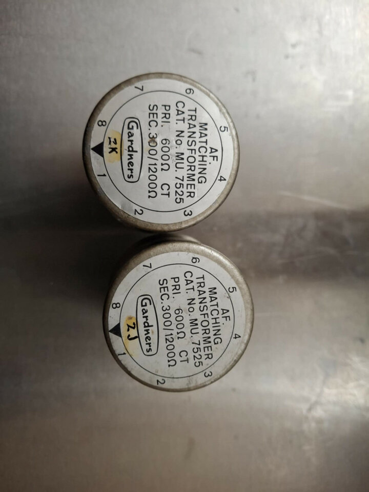 transformadores de entrada Gardners MU 7525 ( EMI , NEVE , HELIOS , ETC)