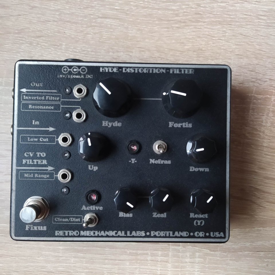 Rareza! Pedal filtro analógico y distorsión