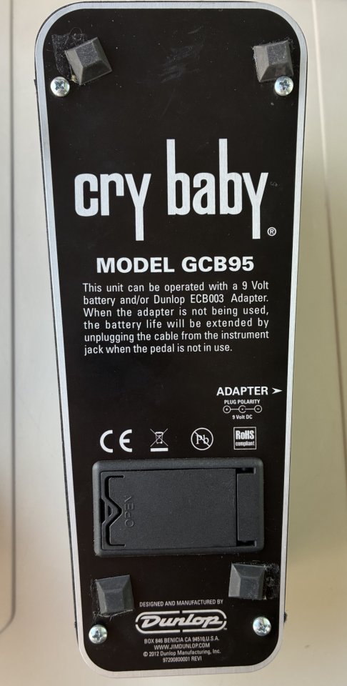 Dunlop Cry Baby GCB95 Wah-Wah de segunda mano · Foto 4 de 4 · Barcelona · 50 €