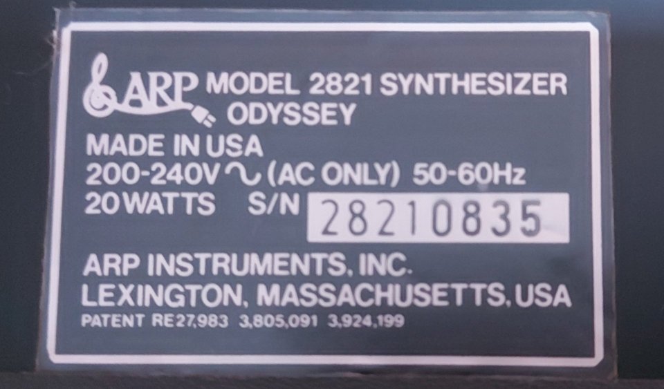 ARP Odyssey Mk3 1978 joya de segunda mano · Foto 9 de 9 · Barcelona · 1550 €