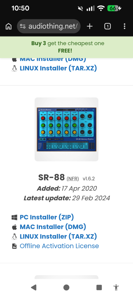 Ableton audiothing plugins legales