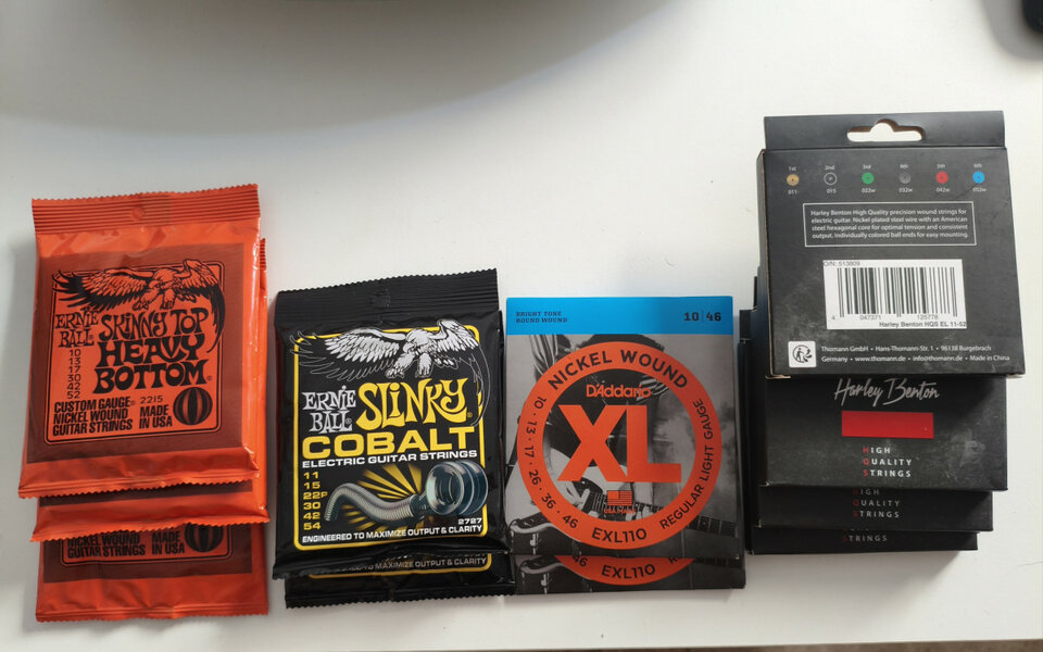 11 juegos cuerdas guitarra eléctrica