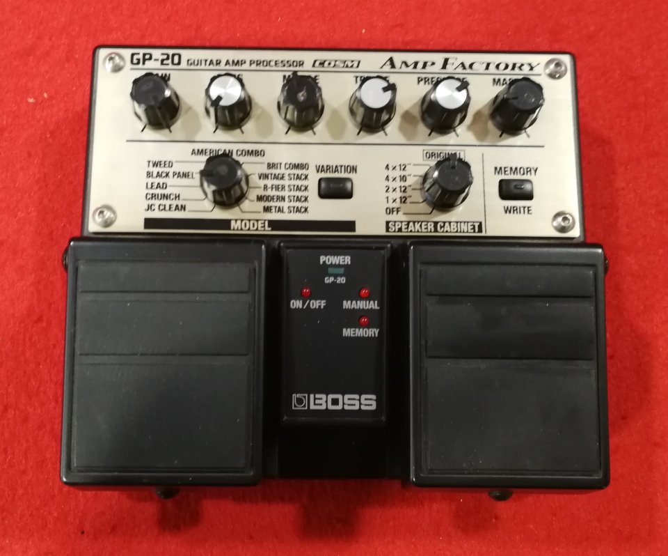 Boss GP-20 Amp Factory