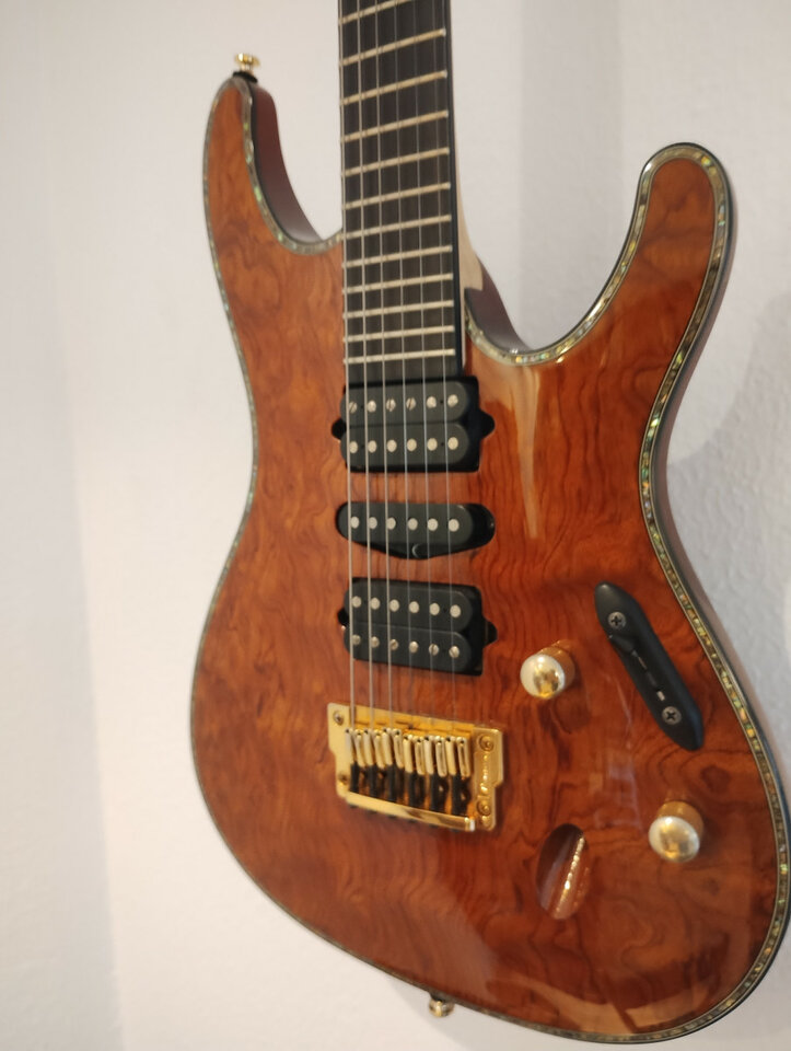 Ibanez SIX70FDBG  "Iron Label" Pastillas DiMarzio
