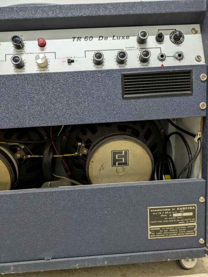 FARFISA TR 60 De Luxe – Amplificador Vintage Transistorizado (Made in Italy, años 60) de segunda mano · Foto 2 de 10 · Pontevedra · 380 €