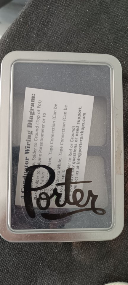 Pastillas humbucker Porter Anthem Plus