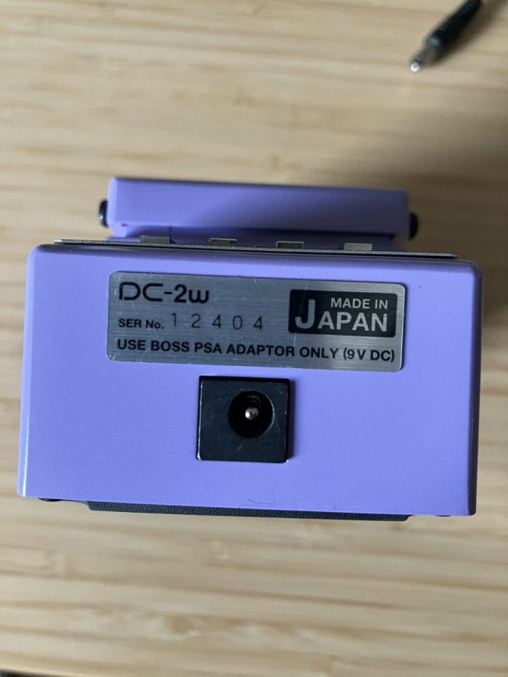 Pedal Boss DC-2w Dimension Chorus como nuevo