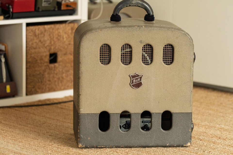 B & H Filmosound etapa 6L6 combo + altavoz Celestion V30