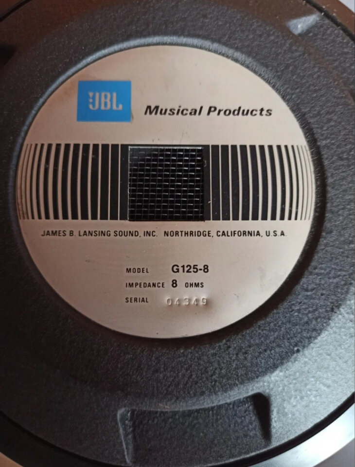 Altavoces Guitarra JBL G125-8, con Regalo!