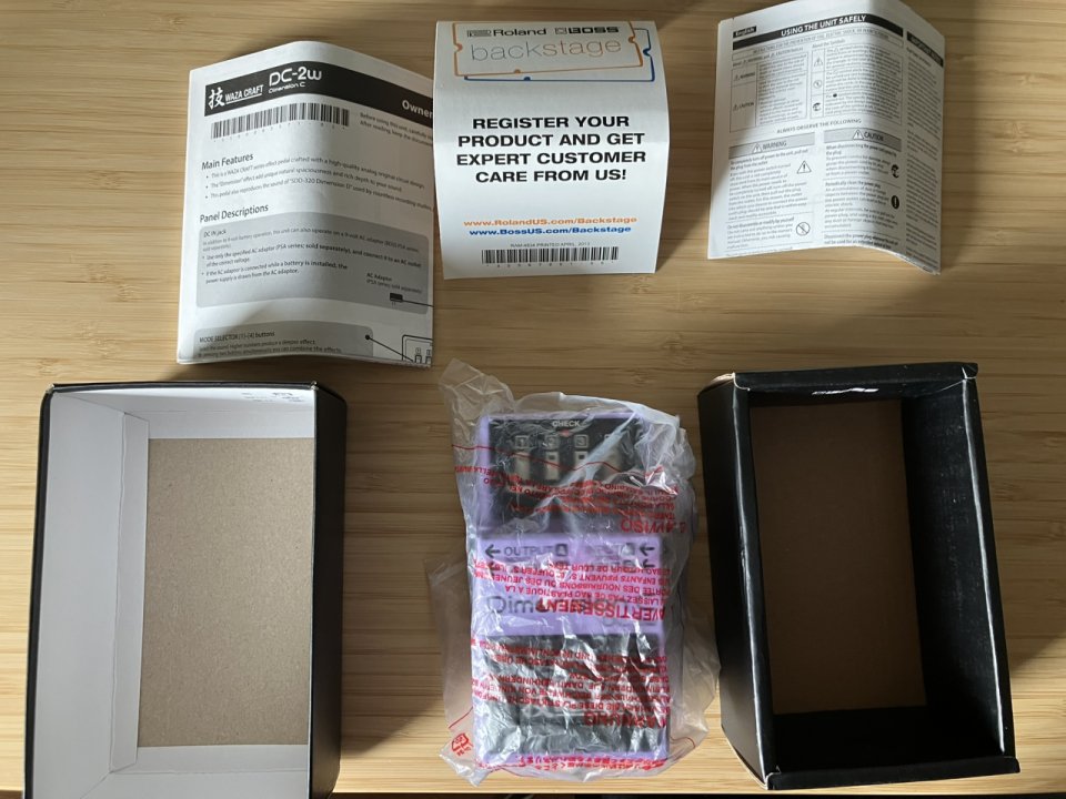 Pedal Boss DC-2w Dimension Chorus como nuevo