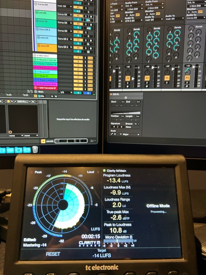 Mezcla y Mastering profesional