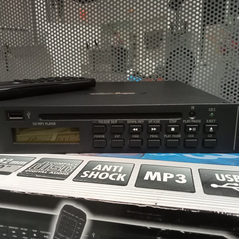 Reproductor doble CD/MP3/USB, Stage Line CD-120