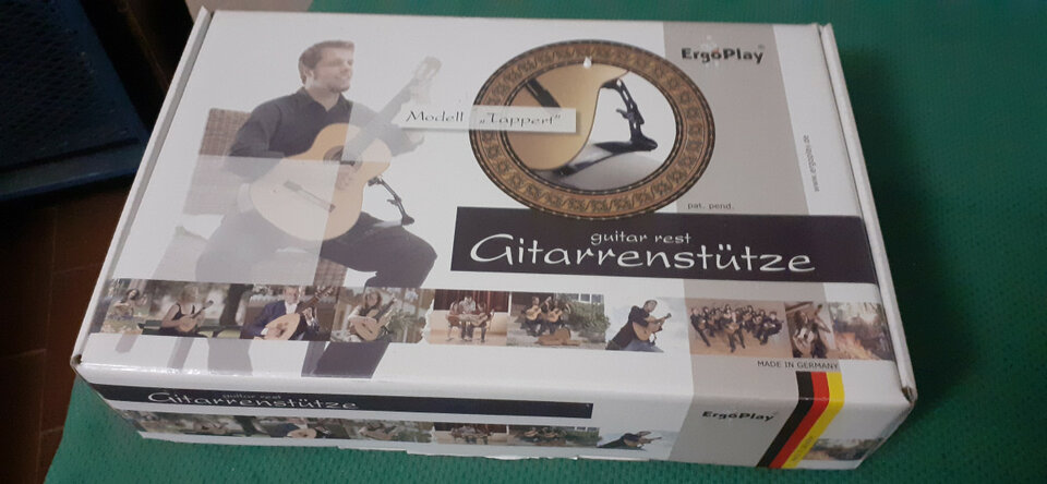 Soportes ergonómicos para guitarra clásica