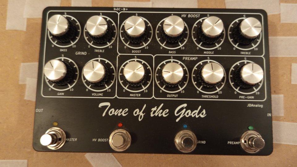JD Analog Tone of the Gods V2 – Preamp / Overdrive / Boost boutique de segunda mano · Foto 1 de 5 · Barcelona · 300 €