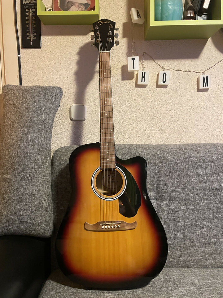Guitarra Fender FA-125CE SB electroacustica