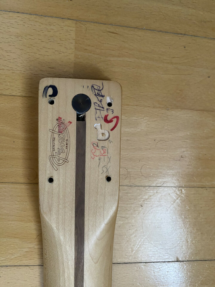 Mástil fender telecaster mexico reverse