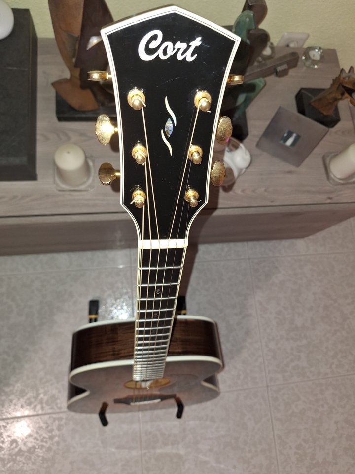 Guitarra Acústica Cort Gold 08 Light Burst + funda