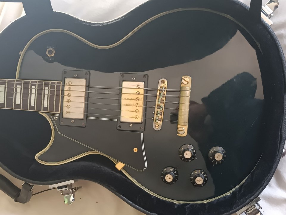 Antoria (Ibanez) Les Paul  1974  Black Beauty   zurda /  zurdo TAMBIEN CAMBIO