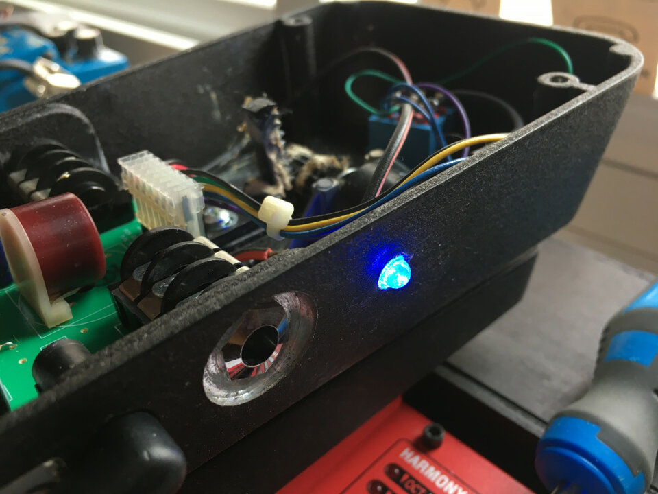 Modificación Wah true bypass