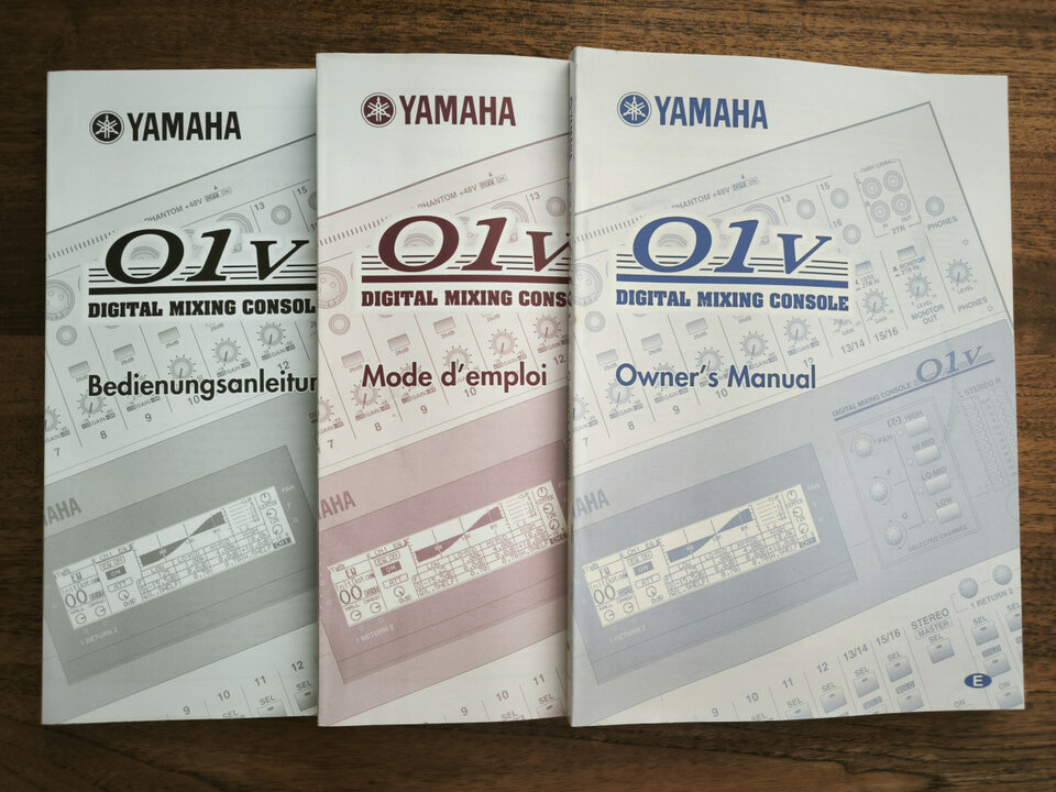 Yamaha 01V manual de usuario