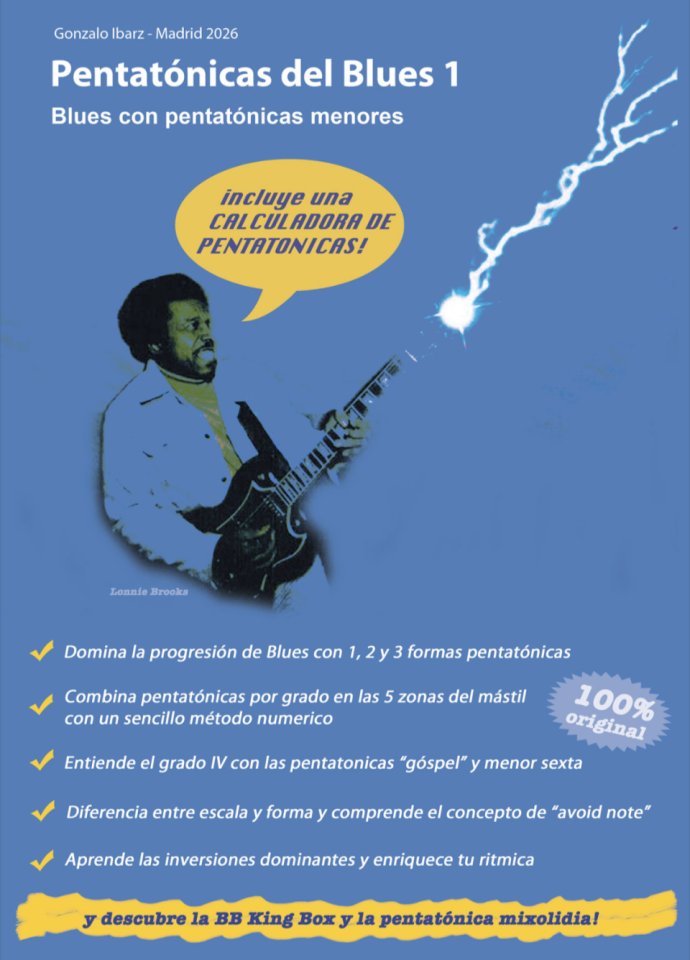 Pentatónicas del Blues- Método de Blues 100% original de segunda mano · Foto 1 de 4 · Almería