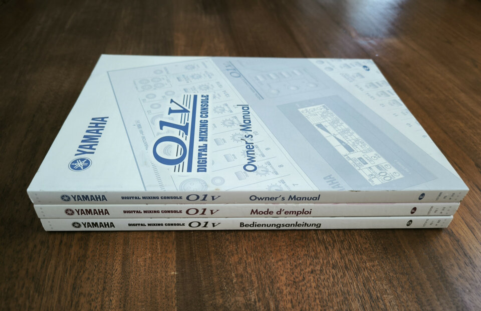 Yamaha 01V manual de usuario