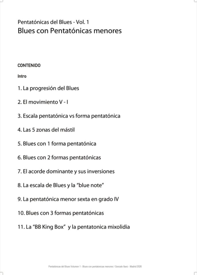 Pentatónicas del Blues- Método de Blues 100% original de segunda mano · Foto 2 de 4 · Almería