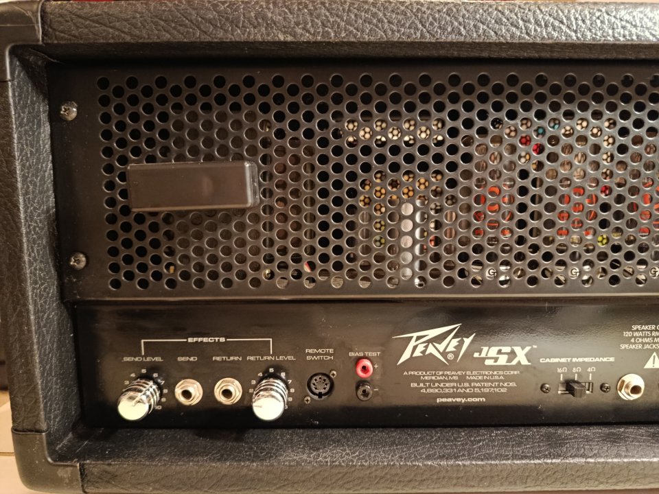 Peavey JSX – Cabezal a válvulas 120W (Joe Satriani)